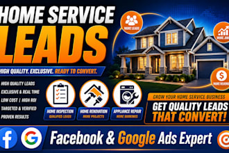 generate home inspection renovation and appliance repair leads via facebook