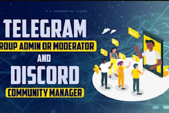 your telegram moderator, discord moderator, any crypto community manager