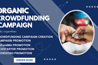 do crowdfunding campaign creation and promotion to maximize donor