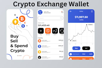 design UI for crypto exchange website crypto wallet app, crypto wallet app