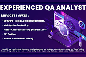 do comprehensive manual and automated QA testing services