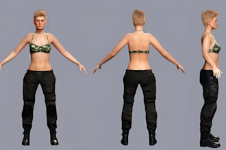 do 3d character model stylized character rigging in cinema4d daz3d blender maya