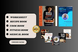 do worksheet, recipe cook fitness medical book