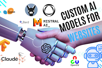 deploy custom ai models for your website
