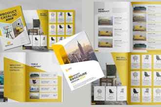 design ebook guide, catalogue, flip book, trifold, lookbook, brochure, leaflet