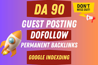 do guest posts on da 90 general blogs