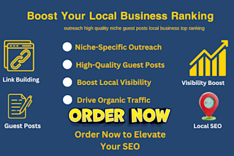 outreach high quality niche guest posts local business top ranking