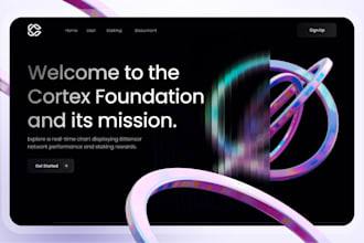 design landing page design with figma