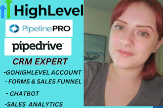 setup your pipedrive pipeline gohighlevel systeme io crm funnel automation