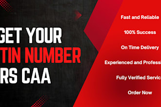 get your itin number as irs caa