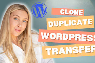 clone, copy, or recreate any website in wordpress fast and professionally