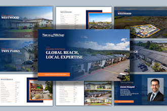 design real estate presentation, listing brochure, digital pdf document