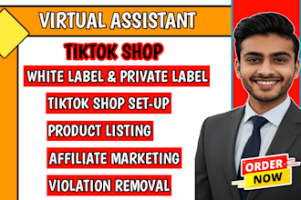 be your tiktok shop virtual assistant tiktok shop va