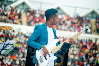 offer bass recording and online studio musician band service