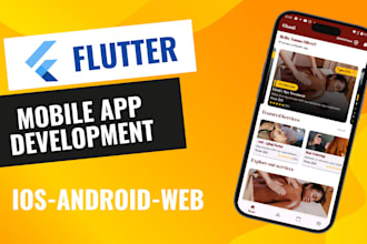 build your flutter app for android ios and web