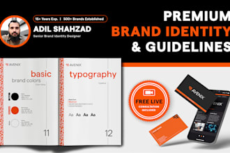 create a corporate brand identity and modern brand guidelines