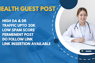 publish health guest posts on high da blogs with health backlinks