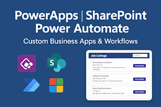 build custom powerapps, sharepoint solutions, and power automate workflows