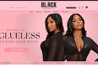 hair extension website hair extension shopify store hair dropshipping store