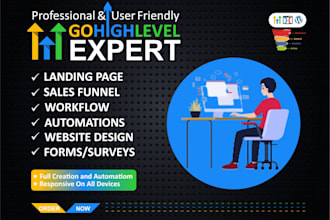 create gohighlevel funnel and be your go high level website builder
