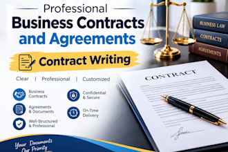 write professional business contracts and agreements