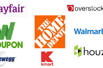 add products on wayfair home depot overstock walmart groupon houzz newegg lowes