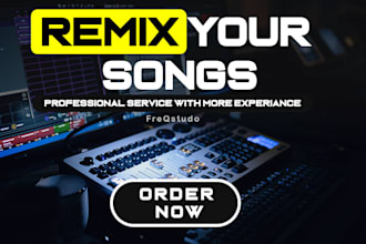 remix your song into any edm music house dubstep trap