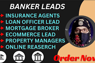 generate banker, loan officer, insurance agent leads for helping your business