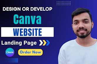 design stunning canva websites and landing pages design