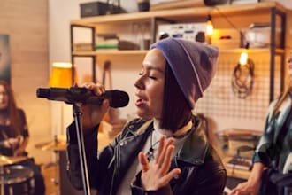 your female singer songwriter music producer  country vocalist soulful worship