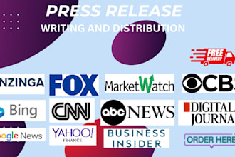 do press release writing, press release distribution, submit press release