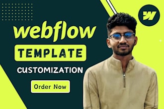 customize or update webflow template and webflow website