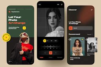 build ai photo editing app, video editing app, social app,