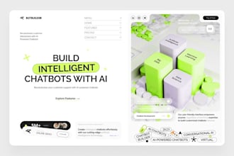 develop ai saas websites, ai web apps, ai website, saas website with llm, gpt