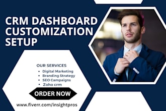 setup dashboard customization on monday task management tracking trello zoho crm