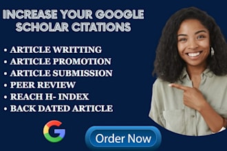 increase your google scholar citation in a peer reviewed index journal