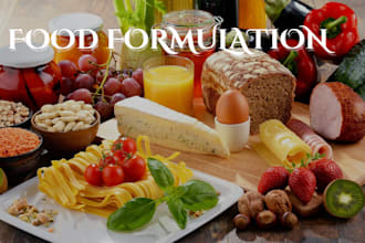 formulate food nutrient energy drinks and  supplement beverages