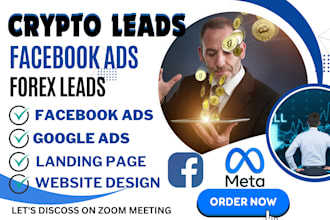 provide active and hot forex leads, crypto leads, mlm leads facebook ads