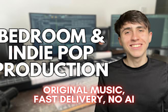 produce a professional indie pop or bedroom pop song for you