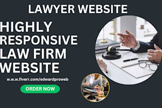 design lawyer website legal law website law firm website wix attorney website