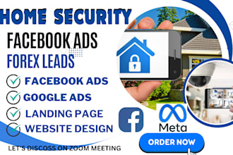 generate quality home security leads cctv security alarm smart home leads