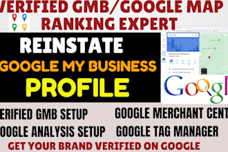 setup fix suspended gmc google my business profile integrate to shopify