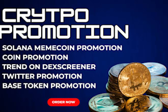 promote crypto solana meme coin, nft telegram subscribers