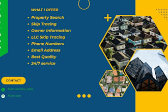 offer qualified real estate skip tracing