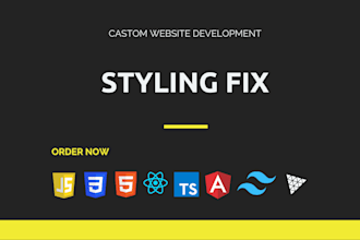 fix styling errors and optimize your website design