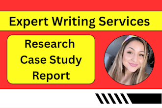 research and write professional white papers, summary, content and case study