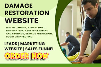 damage restoration website water damage storm damage mold remediation cleaning