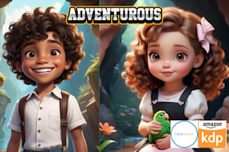 illustrate children story book illustration, children story, book illustration