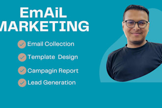 do email collection, template design and campaign