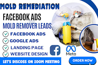 generate quality mold remediation leads via fb ads mold removal landing page web